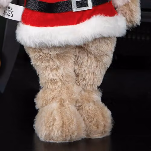Samuel ALEXANDER 35cm Plush Standing Teddy Santa Christmas Decoration – 4