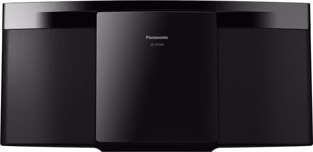 Panasonic SC-HC200EB-K Compact Micro Hi-Fi System with CD and Bluetooth, Black