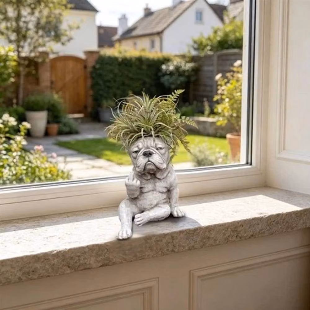 PAWNORA Grey Animal Garden Decor Statue Figurine – 5