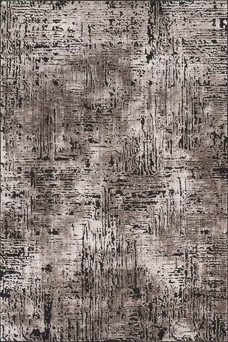 Desire Rugs Belgravia Modern Illusion Area Rug in Beige, W/D/H: 170 x 120 x 1.2 cm