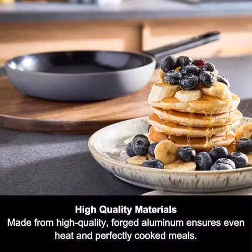 Morphy Richards Grey Aluminium Frying Pan with Ceramic Coating, 20cm – 3