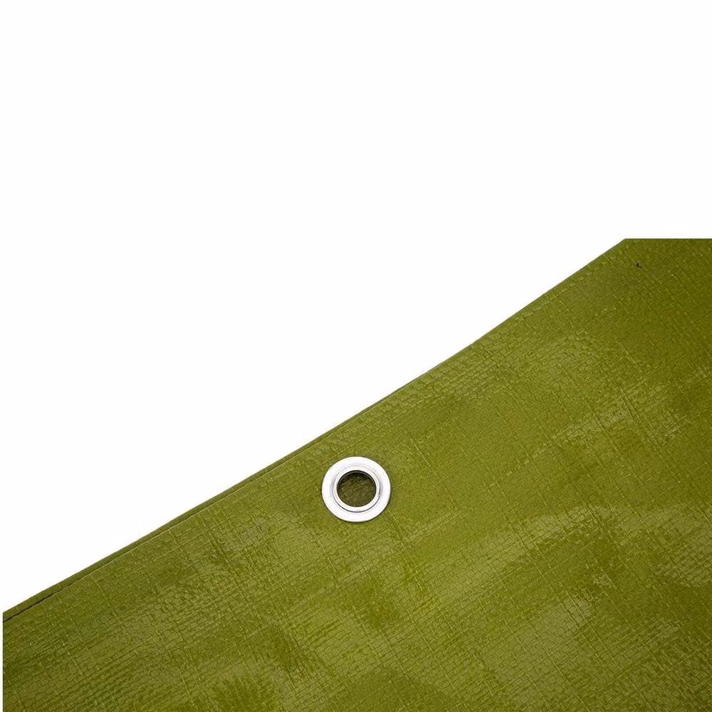 NESTLUNE Green Waterproof Heavy-Duty Tarpaulin with Eyelets – 5