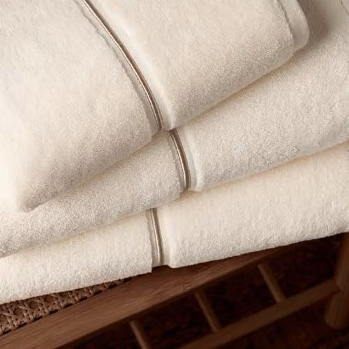 Bianca Zero Twist Cotton Bath Sheet in Beige, W: 90 cm, L: 140 cm – 2