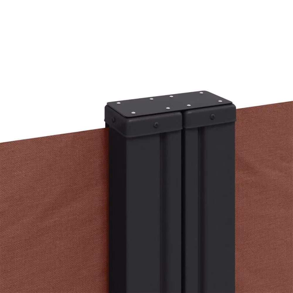 Berkfield Home Retractable Single Side Awning in Brown, W/D/H: 1200 x 140 x 140 cm – 4