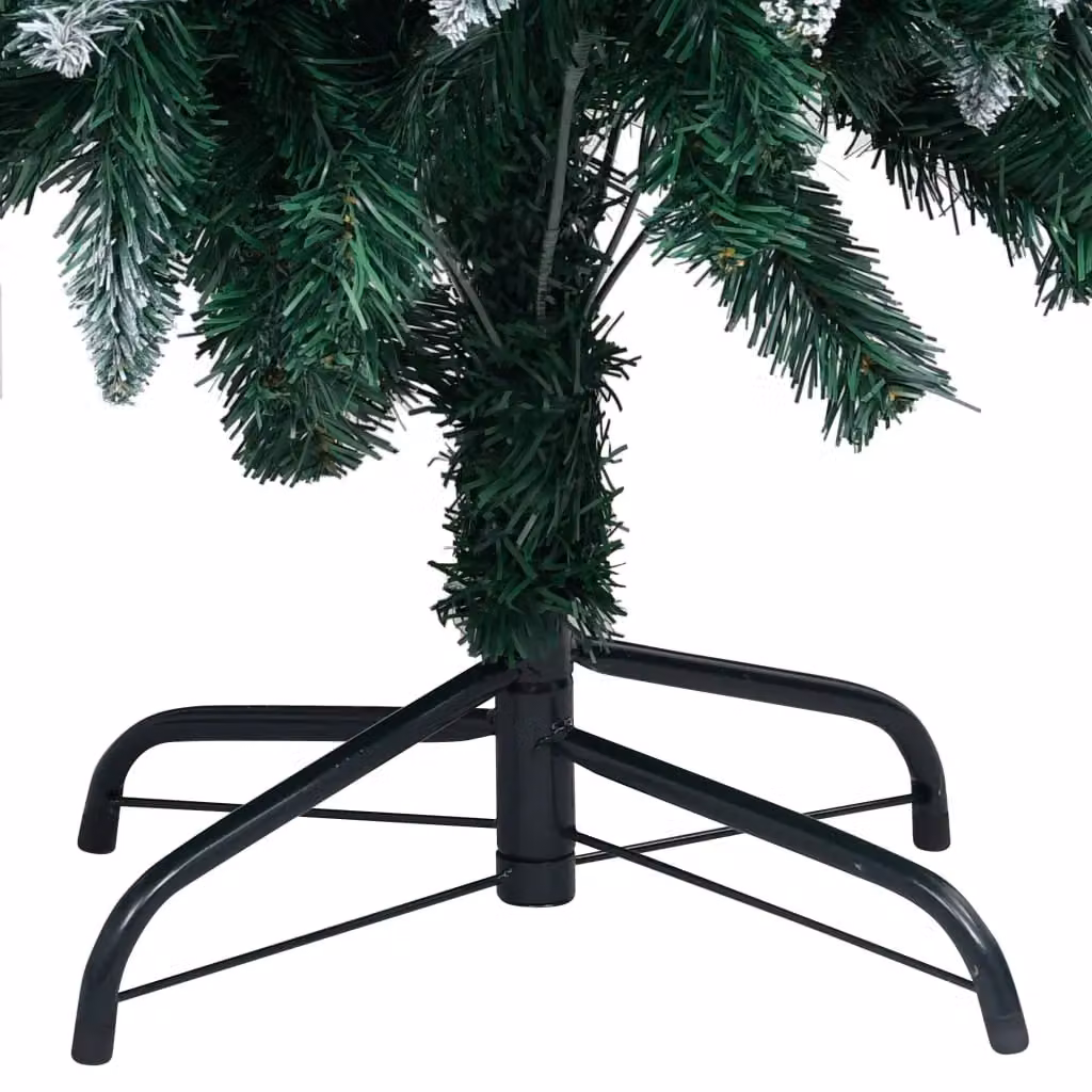 Berkfield Home Artificial Christmas Tree with Pine Cones and White Snow, Green, Height: 150 cm – 5
