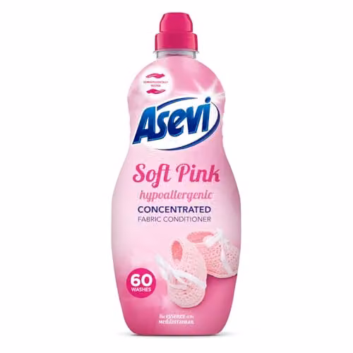 Asevi Fabric Conditioner, Pink, 1.38l – 2