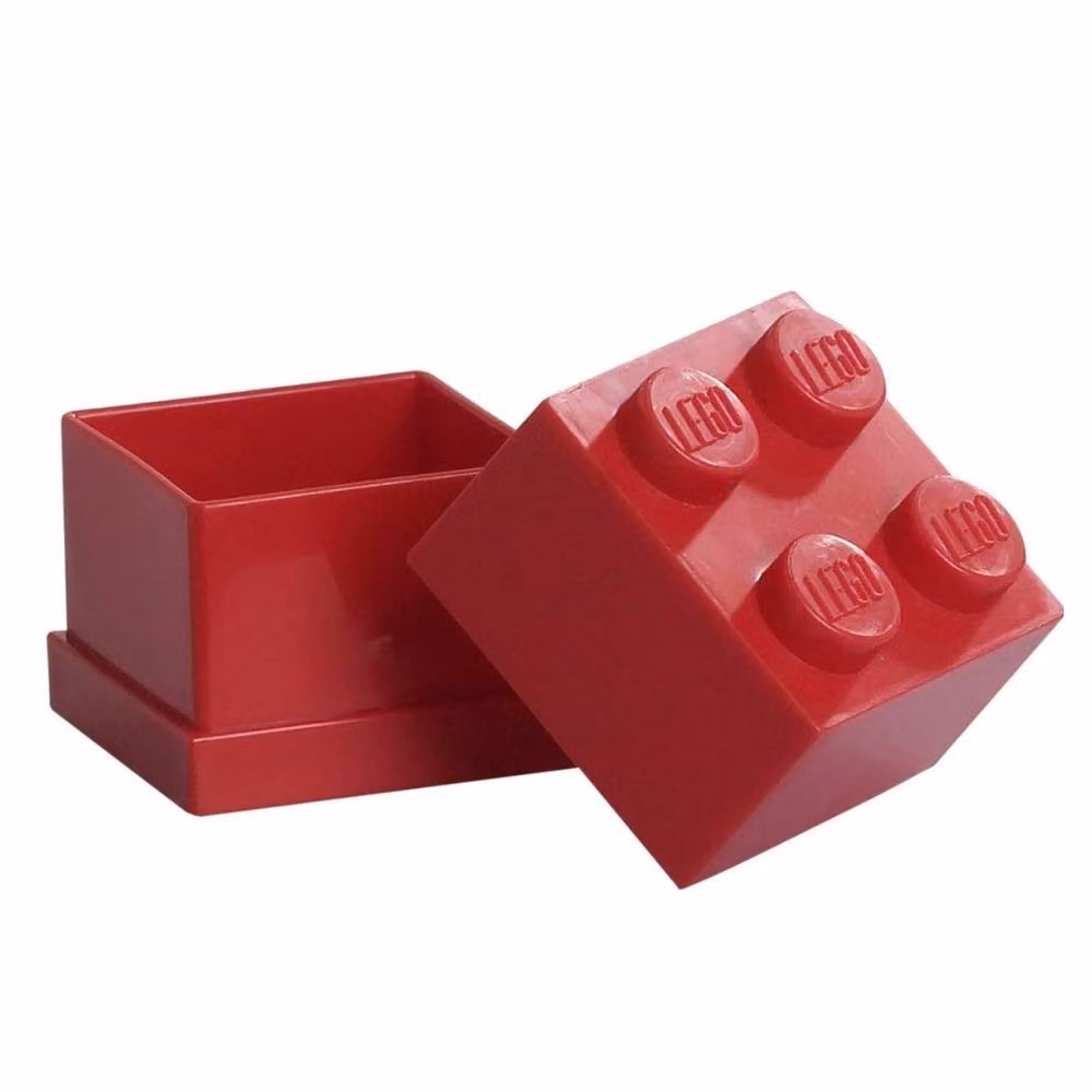 Lego Mini Box 4 Storage Brick Box in Red – 2