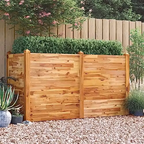 vidaXL Brown Solid Wood Acacia Garden Raised Bed W/D/H: 160 x 60 x 84 cm – 2