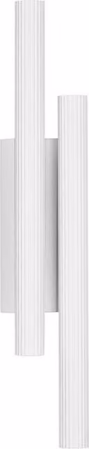 Nova Luce Paron Up & Down LED Wall Lamp, White Aluminium, 15W, 715lm, 3000K – 1