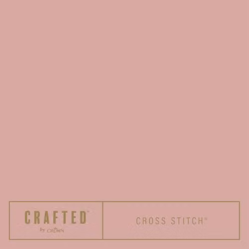 Crown Crafted Cross Stitch Matt Emulsion Soft Dark Pink Paint, 2.5 l – 2