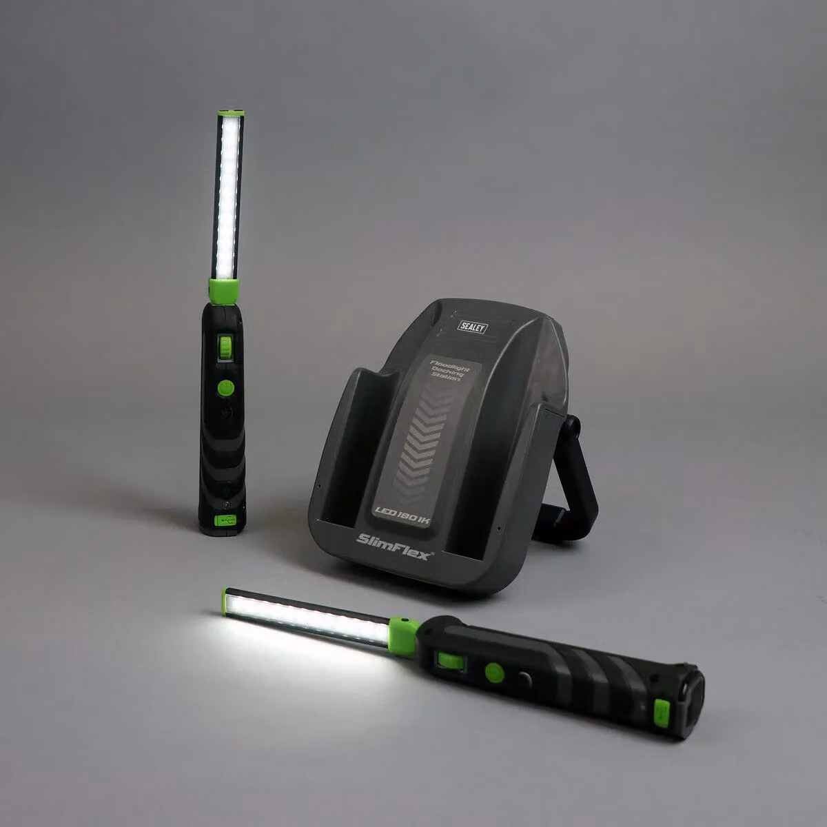 Loops Inspection Light Docking Station Rechargeable LED Floodlight in Black and Multicolour – 4