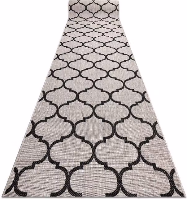 RugsX Floorlux Sisal Runner in Grey, W/D/H: 120 x 210 cm – 1
