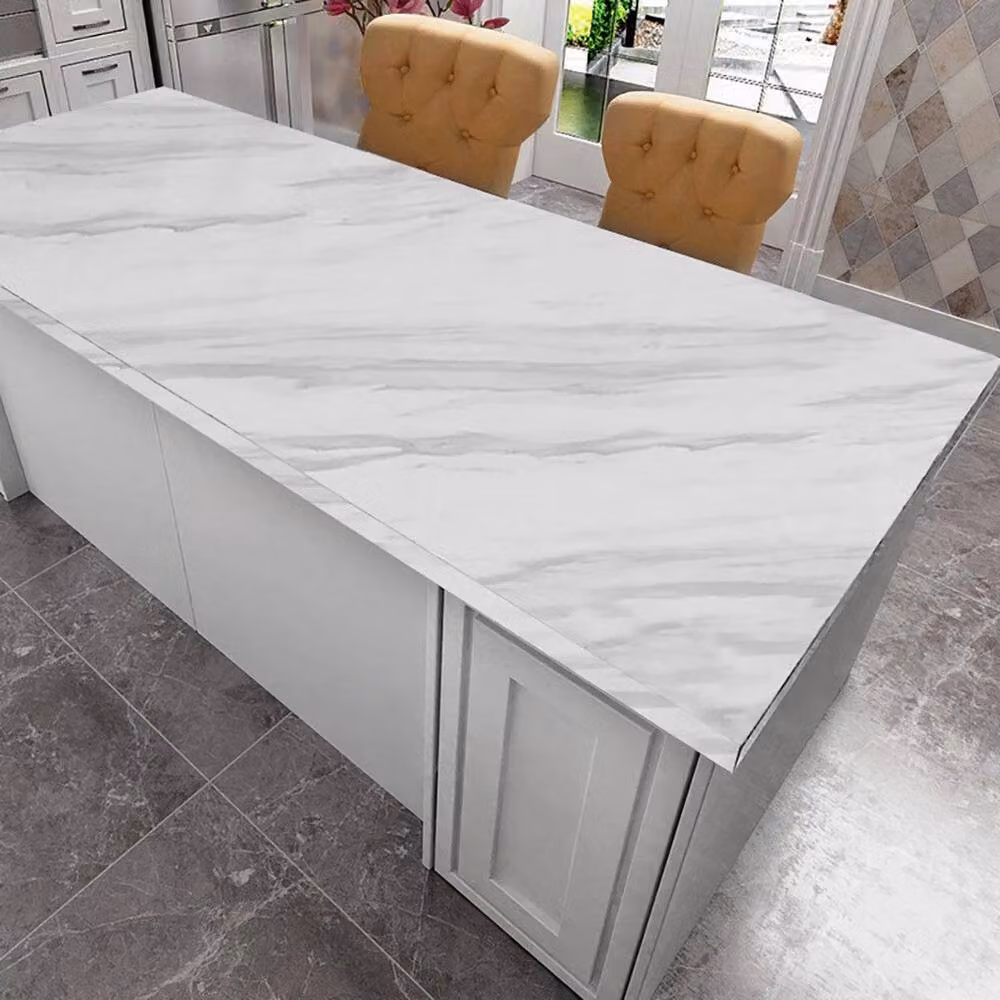PAWNORA White Marble Self Adhesive Vinyl Wallpaper, Moisture Resistant, W: 60 cm, H: 10 m – 2