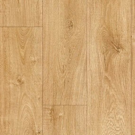 Vinyl Flooring UK Beige Wood Effect 2.0mm Sheet Vinyl Flooring, W x W: 400 x 400 cm