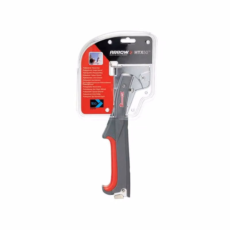 Arrow HTX50 Professional Heavy-duty Hammer Tacker in Multicolour Steel with Flat Staples – 2