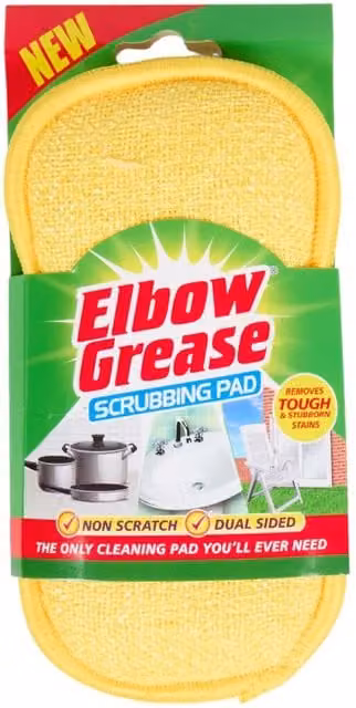 Elbow Grease Scrubbing Pad - Yellow