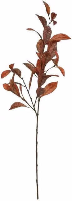 KDMD Glamis Croton Spray Orange Artificial Green Plant, Height: 108 cm