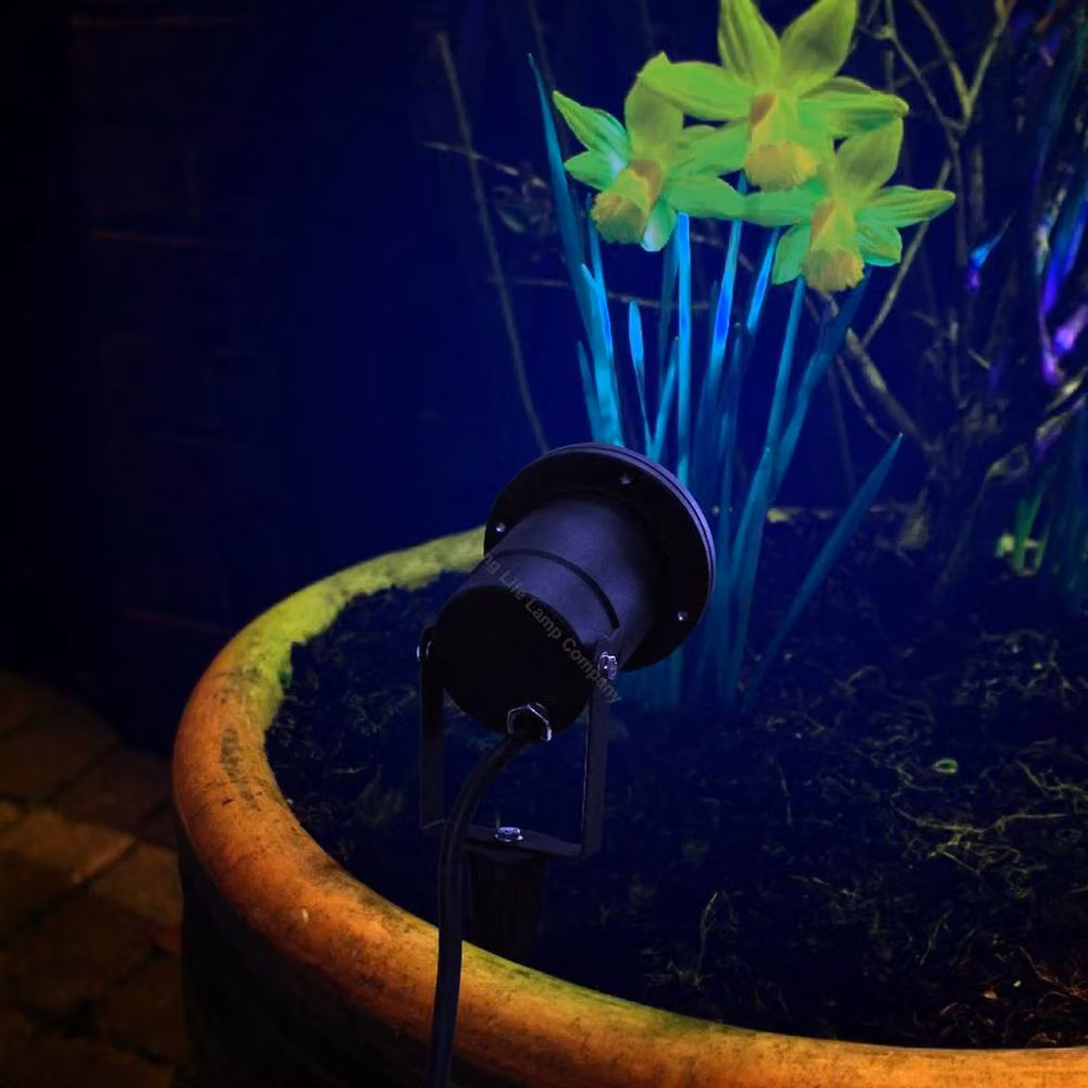 SPETLEK LED Garden Ground Spike Outdoor Light in Blue and Black – 2