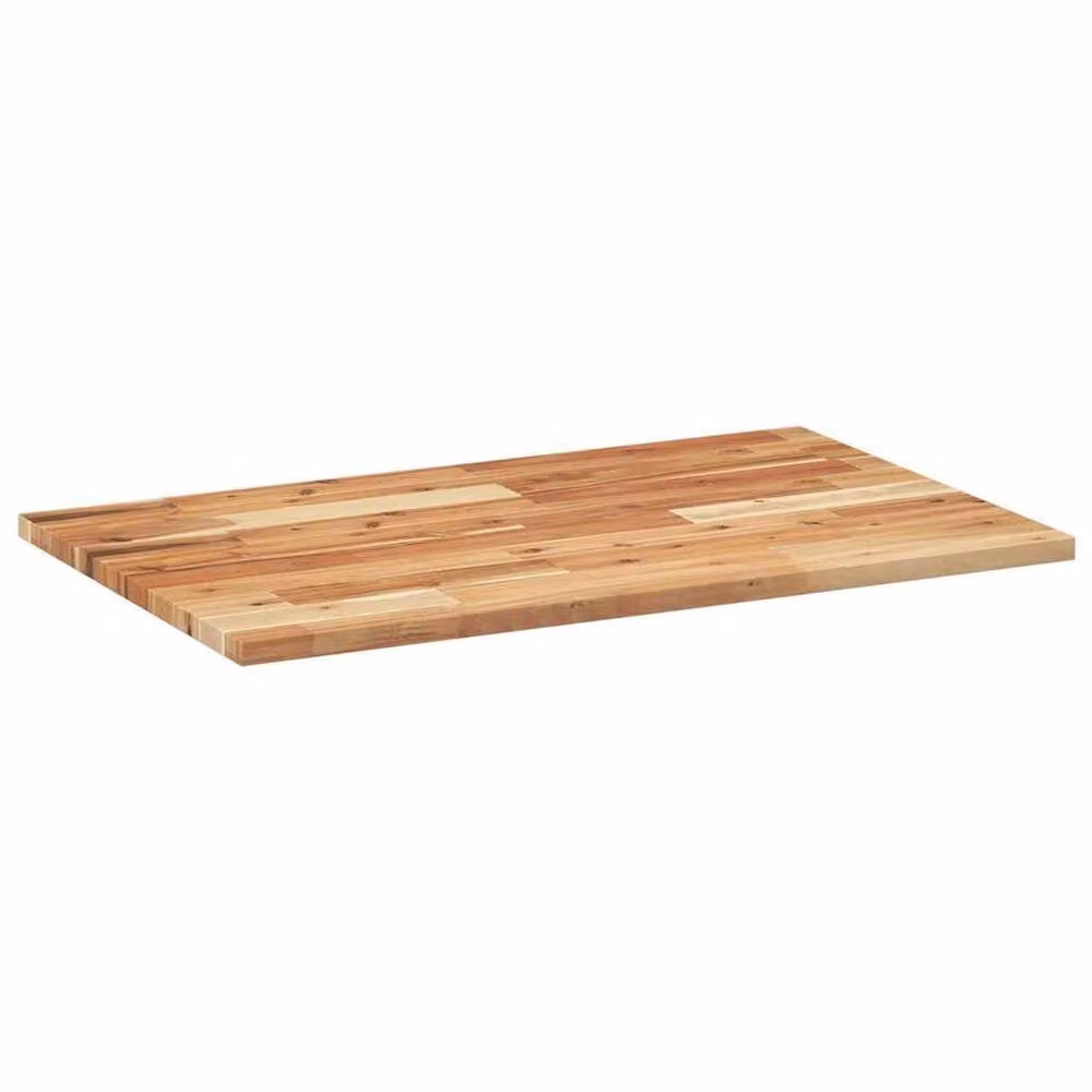 Berkfield Home Versatile Brown Oil Finished Solid Wood Acacia Desk Top, W: 100 cm, D: 50 cm, H: 2 cm – 4