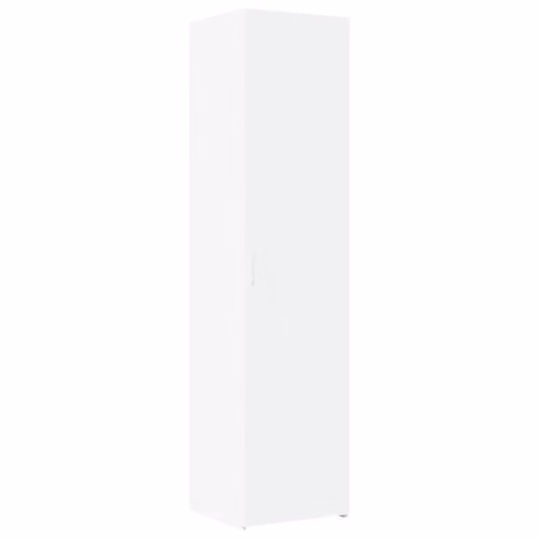 Berkfield Home White Modern Highboard in MDF, H 185 x W 45 x D 42.5 cm