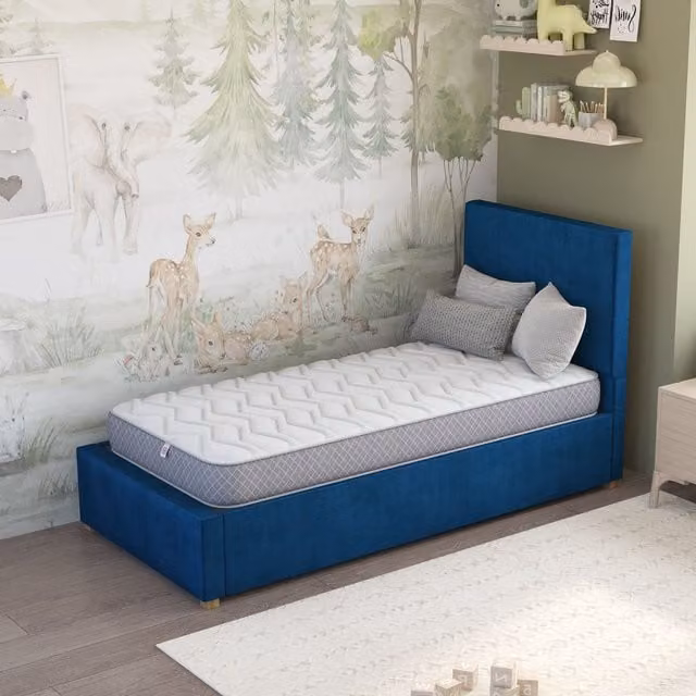 Aspire Kids Anti Allergy Bonell Spring Mattress with OEKO-TEX Fabric, White, W: 140 cm, L: 200 cm – 1