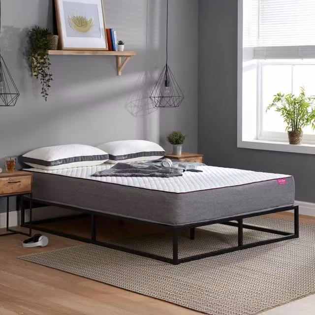 SleepSoul Paradise Hybrid Mattress in White, Medium Firmness, W/D/H: 140 x 200 cm – 1