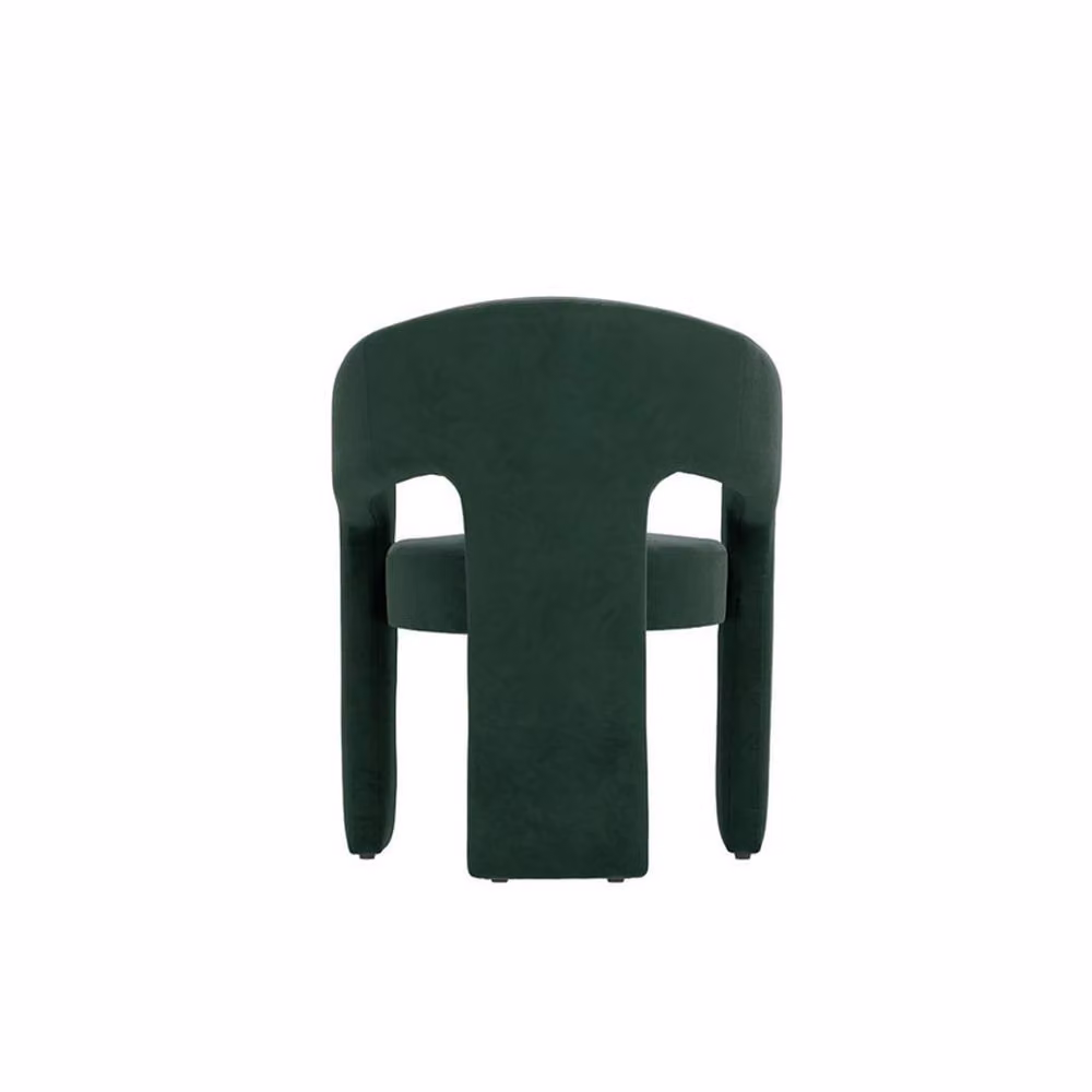 Lemon Pavilion Furniture Alba Indoor Dining Chair in Green Velvet, W: 59 cm, D: 52.5 cm, H: 75 cm – 2