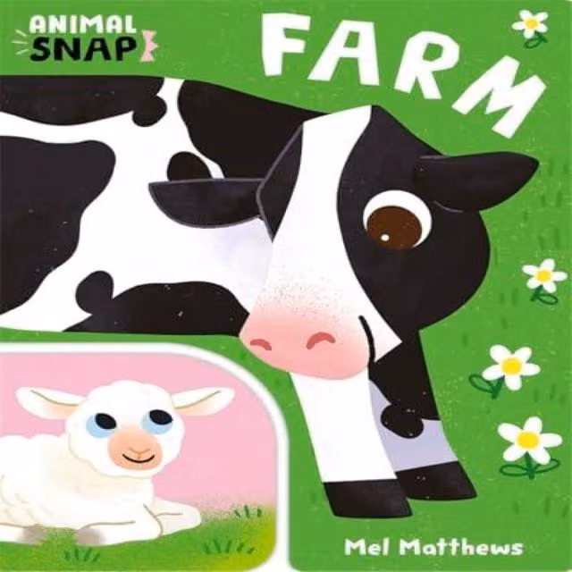 Ruth Symons Animal Snap Farm Board Book in Multicolour