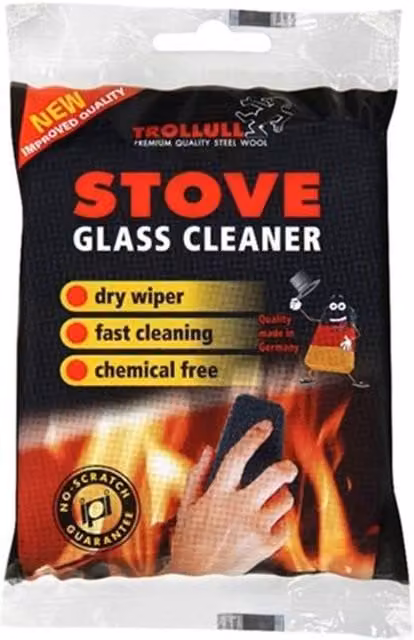 Trollull Stove Glass Cleaner, 2 Pack