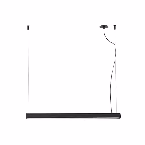 Netlighting Vico Black LED Pendant Lamp with Recessed Canopy