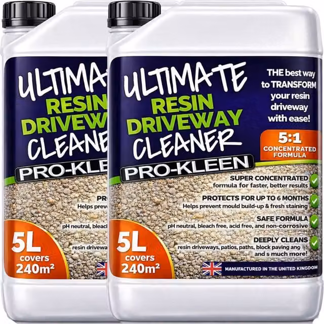Pro-Kleen Ultimate Resin Driveway Cleaner, Transparent, 10 l