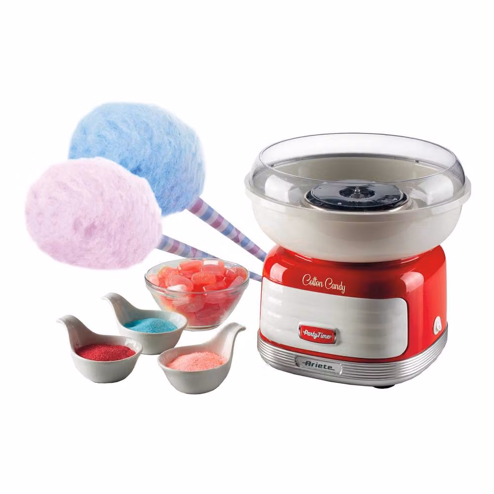 Ariete Retro Style Candy Floss Maker, 450W, Red – 4