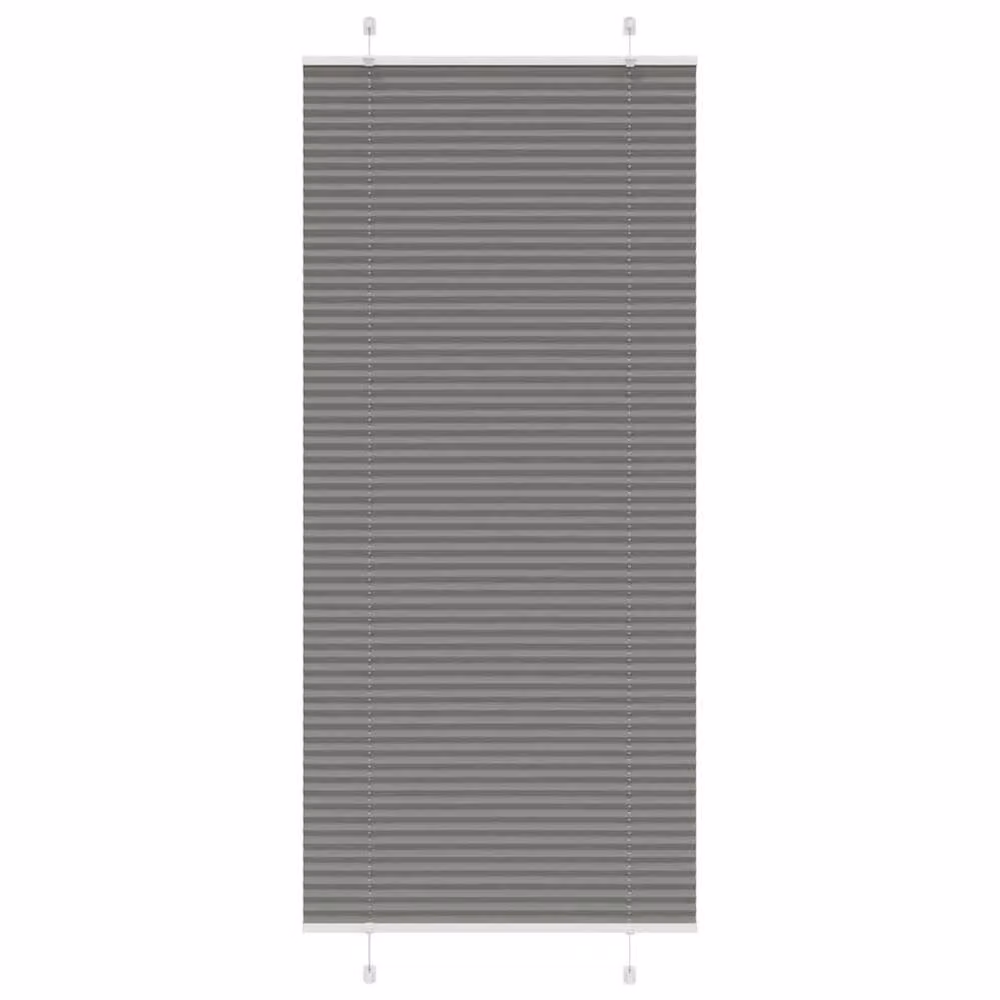 Berkfield Home Single Pleat Corded Blind in Anthracite Grey, W/H: 94.4 x 200 cm – 2