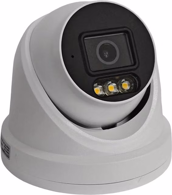 Nordara 5MP AOC ColorVu Outdoor CCTV Camera with LED Night Vision, Microphone and Audio in White – 1
