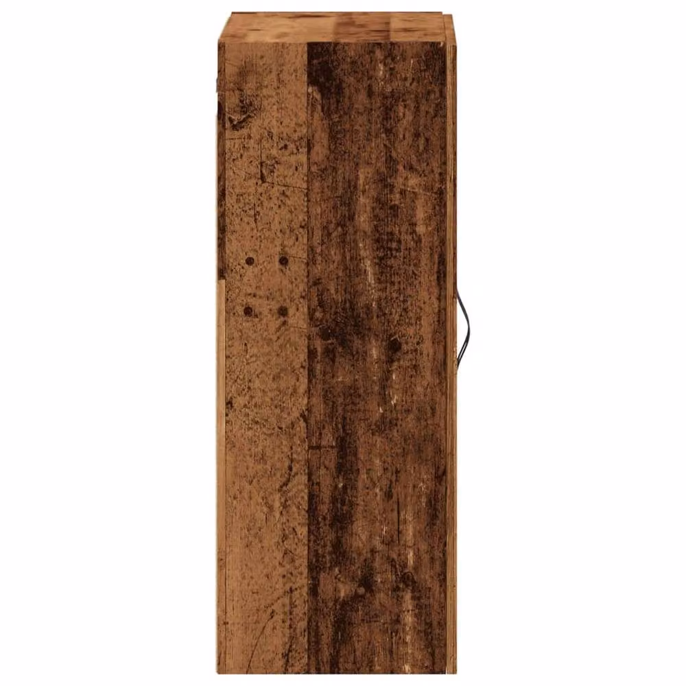 Berkfield Home Wall Mounted Rustic Cabinet in Brown, W/D/H: 69.5 x 34 x 90 cm – 4