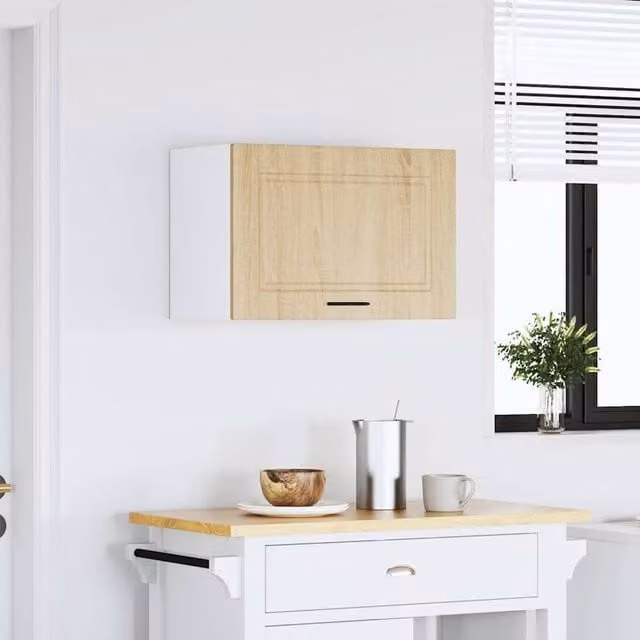 Berkfield Home Porto Sonoma Oak Kitchen Wall Cabinet, Brown, W/D/H: 60 x 31 x 40 cm