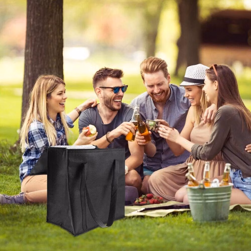 SPETLEK Insulated Freezer Shopping Bags in Black – 4