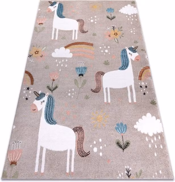 RugsX Fun Kids Motif Rug in Beige, W: 160 cm, L: 220 cm – 1