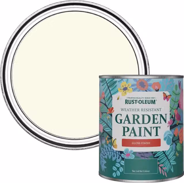 Rust-Oleum Garden Paint in Gloss Finish, Beige, 0.75 l