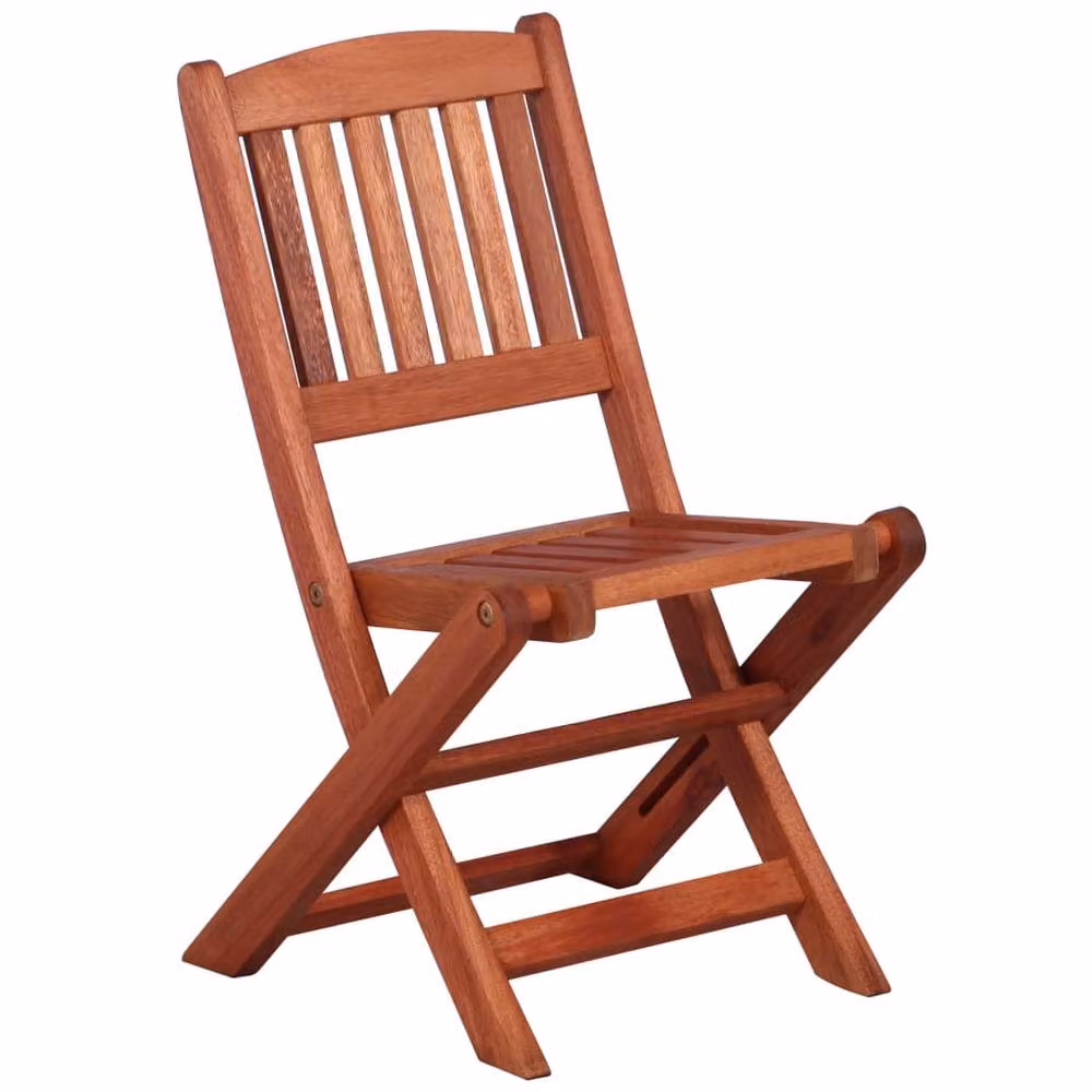 Berkfield Home Children's Dining Chairs, Set of 2, Solid Oiled Eucalyptus Wood, Brown – 2