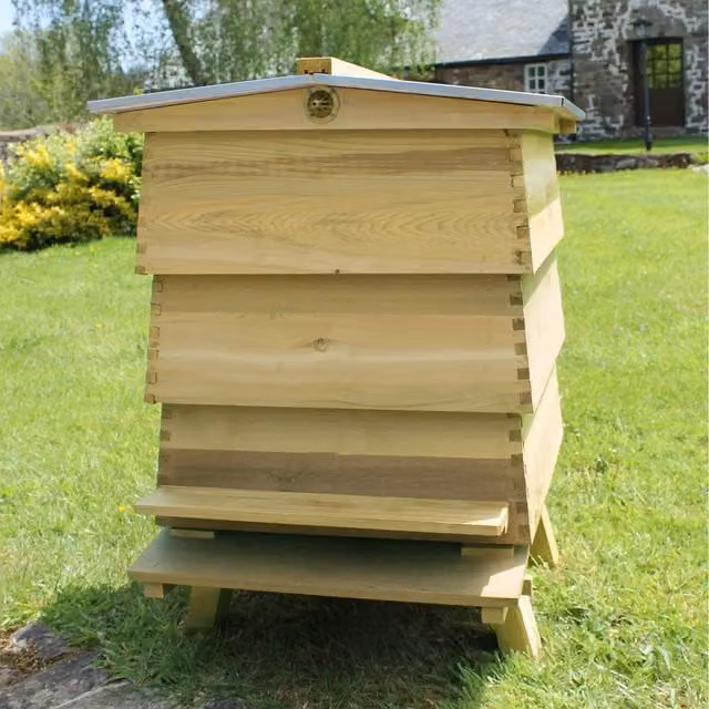 Actiasbee WBC Beehive Pine Bee Hive in Brown Wood