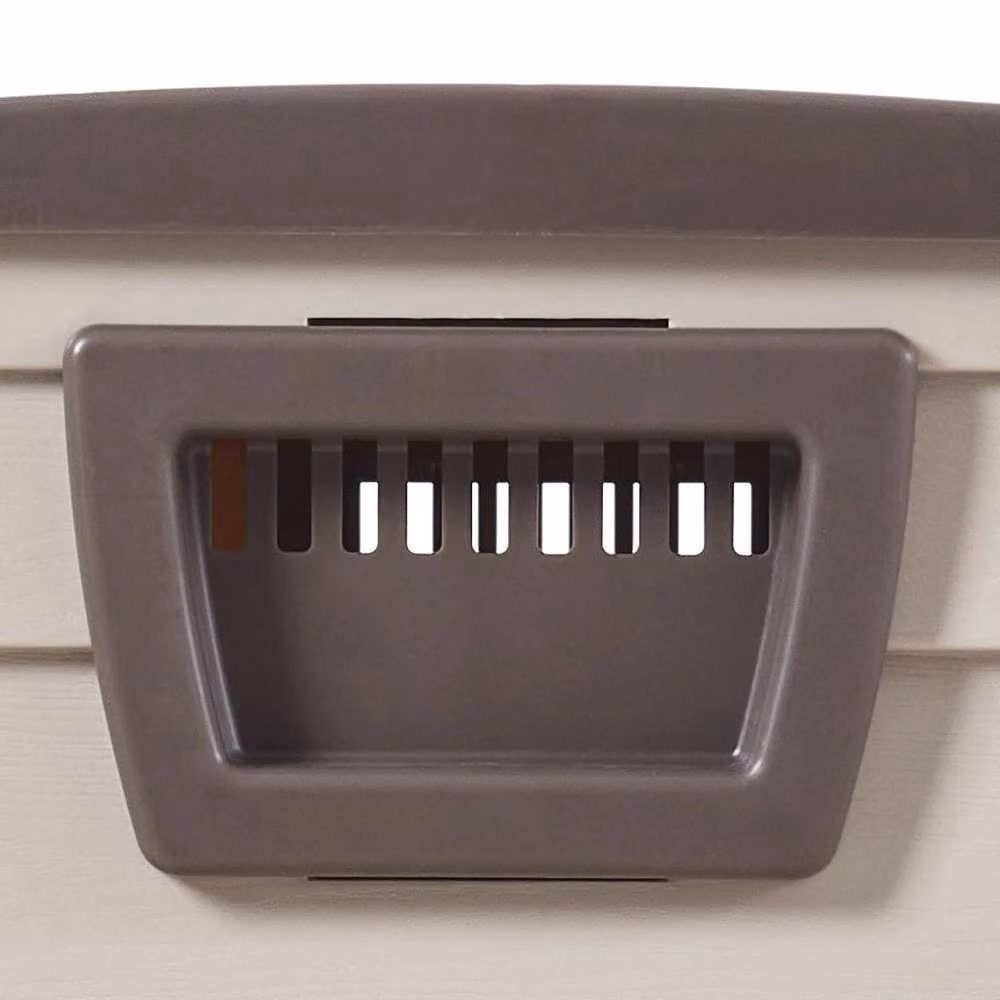 Kelvenix 290L Garden Storage Box in Beige Wood Style – 3