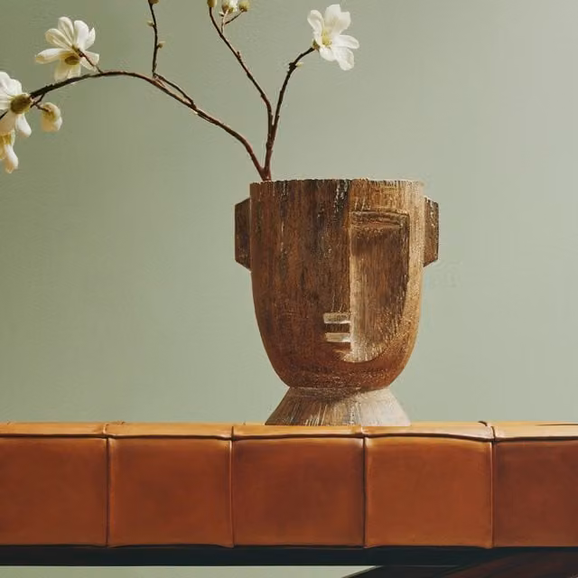 Orsina Darnell Small Natural Face Planter in Brown – 2
