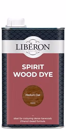 Libéron Spirit Wood Dye for Interior Hardwood, Oak, Brown, 1 l – 1