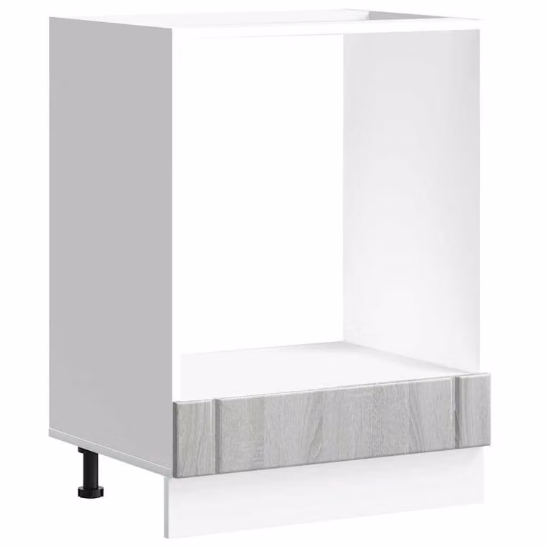 Berkfield Home Lucca Freestanding Appliance Housing Unit in Grey Sonoma Engineered Wood