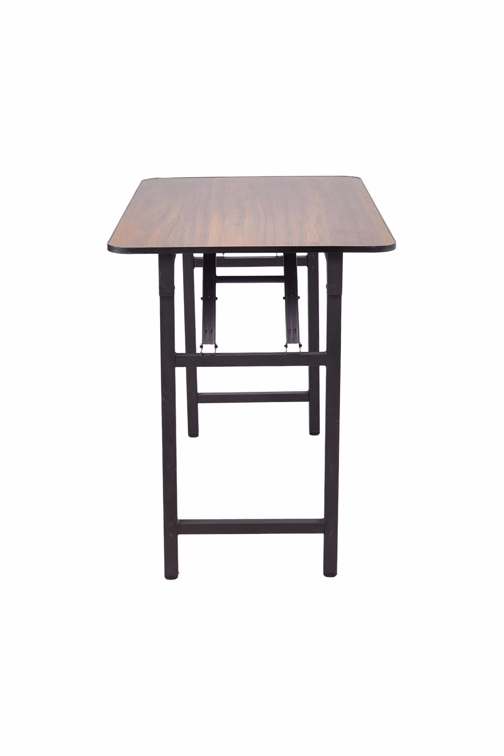 Garden Sanctuary Walnut Folding Table with Double Spring Mechanism – 2
