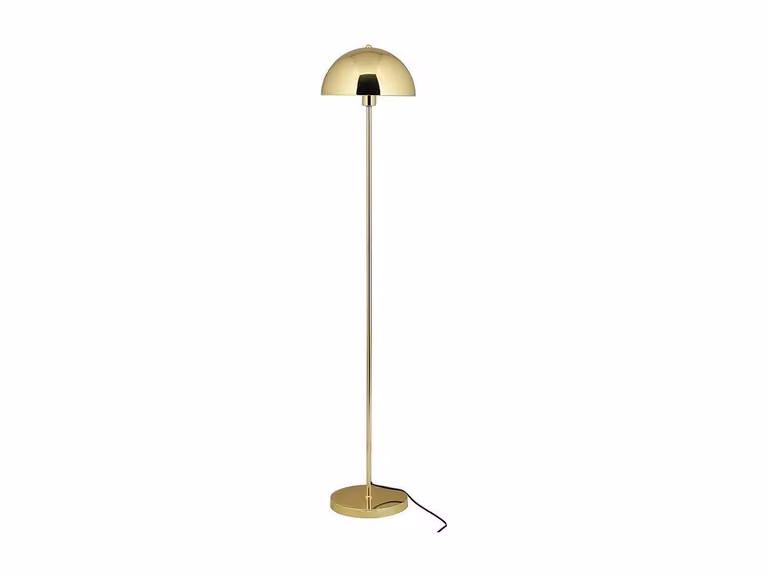 Vente-unique Ontario Vintage Brass Effect Floor Lamp in Gold, D: 30 cm, H: 149 cm