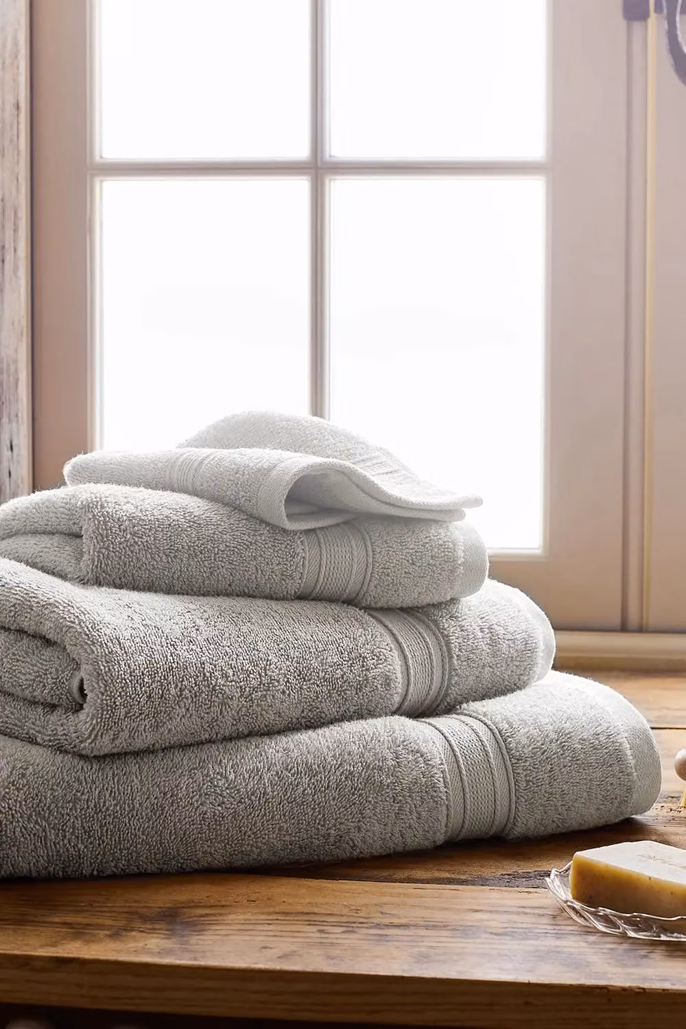 CHRISTY Serene 8 Piece Combed Cotton Towel Bale in Light Grey – 2
