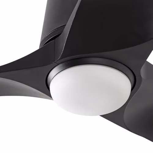 Netlighting Hey Tube Small 3 Blade Ceiling Fan in Black with Tuya Smart System and CCT Lighting – 3