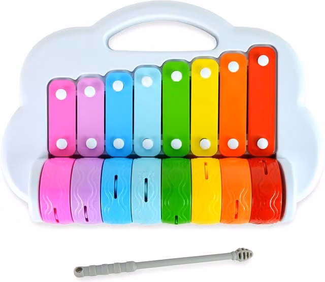Little Star Rock and Roller Xylophone in Blue and Multicolour